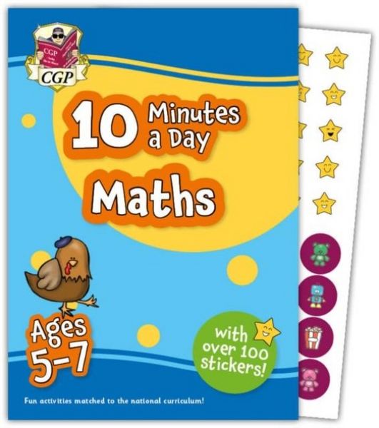 Produktbild: 10 Minutes a Day Maths for Ages 5-7 (with over 100 stickers)