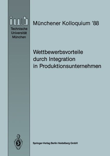 Produktbild: Wettbewerbsvorteile durch Integration in Produktionsunternehmen