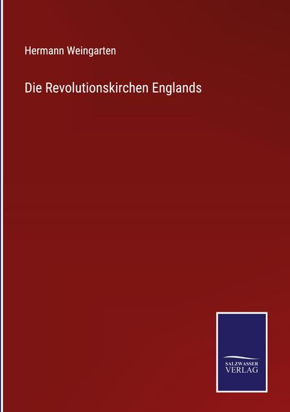 Produktbild: Die Revolutionskirchen Englands
