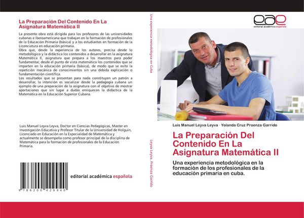 Produktbild: La Preparaci&oacute;n Del Contenido En La Asignatura Matem&aacute;tica II