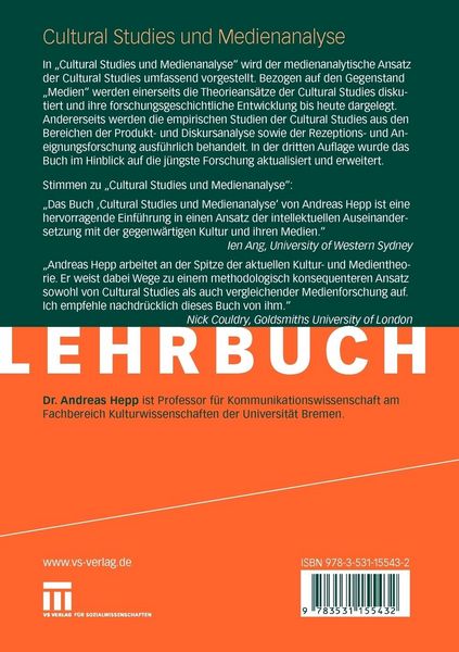 Produktbild: Cultural Studies und Medienanalyse