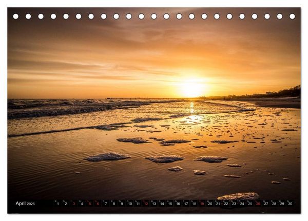 Produktbild: Die sch&ouml;nsten Sonnenaufg&auml;nge (Tischkalender 2026 DIN A5 quer), CALVENDO Monatskalender