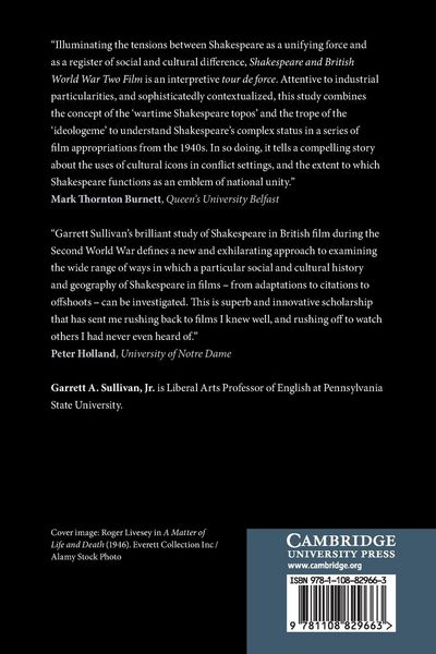 Produktbild: Shakespeare and British World War Two Film
