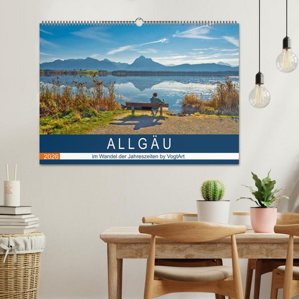 Produktbild: ALLG&Auml;U, im Wandel der Jahreszeiten. (Wandkalender 2026 DIN A2 quer), CALVENDO Monatskalender