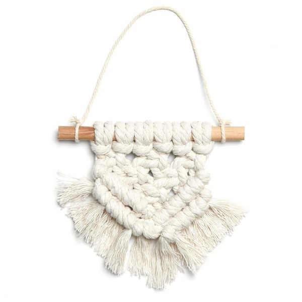Produktbild: Makramee Set, Wandbehang, 1 Stk &agrave; ca. 13 x 13cm