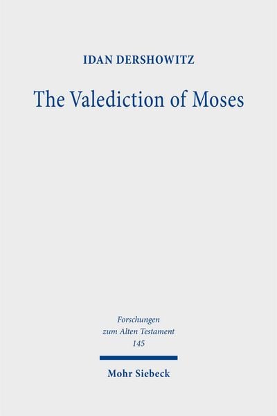 Produktbild: The Valediction of Moses