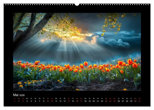 Produktbild: Im Wechselspiel der Jahreszeiten (hochwertiger Premium Wandkalender 2026 DIN A2 quer), Kunstdruck in Hochglanz