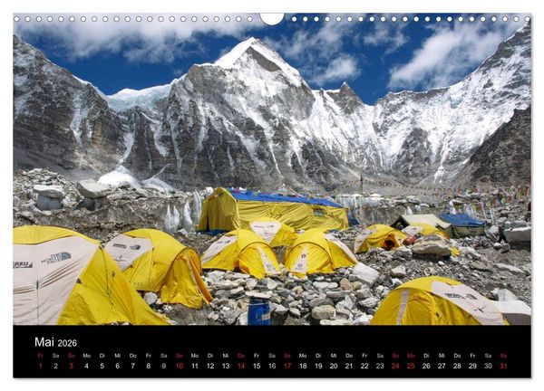 Produktbild: Majest&auml;tische Bergwelten - Der Everest Trek (Wandkalender 2026 DIN A3 quer), CALVENDO Monatskalender