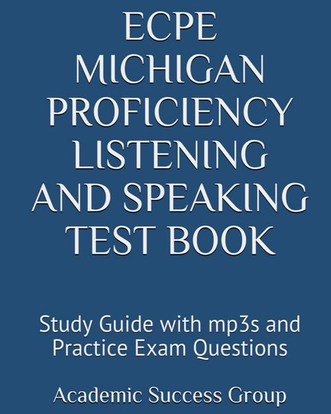 Produktbild: ECPE Michigan Proficiency Listening and Speaking Test Book