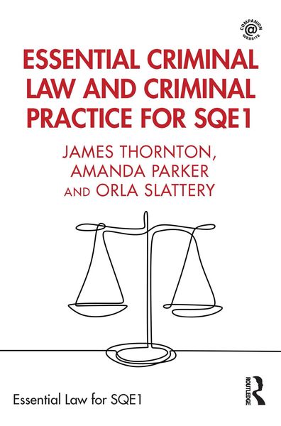 Produktbild: Essential Criminal Law and Criminal Practice for SQE1