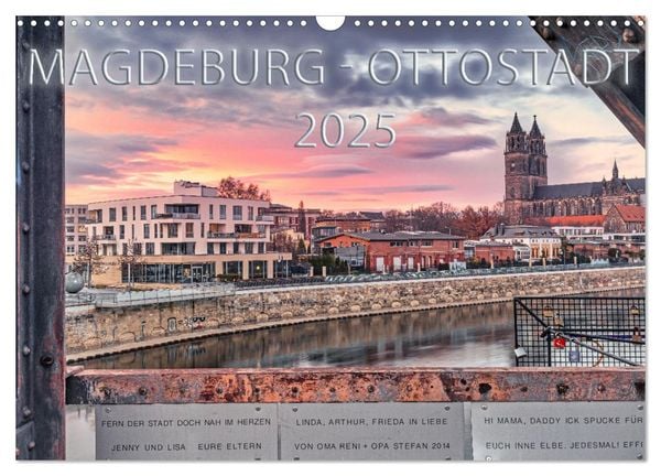 Magdeburg - Ottostadt (Wandkalender 2025 DIN A3 quer), CALVENDO Monatskalender