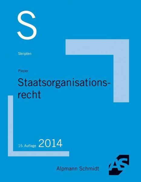 Produktbild: Skript Staatsorganisationsrecht