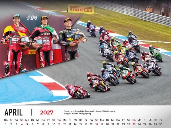 Produktbild: Superbike WM Kalender 2027
