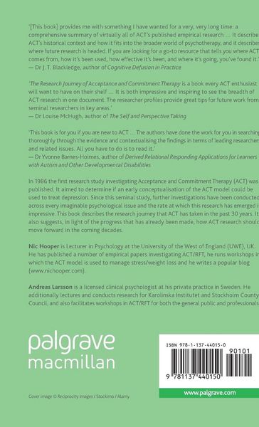 Produktbild: The Research Journey of Acceptance and Commitment Therapy (ACT)