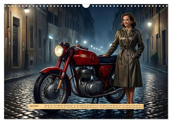 Produktbild: Lack und Leinwand &ndash; Motorr&auml;der (Wandkalender 2027 DIN A3 quer), CALVENDO Monatskalender