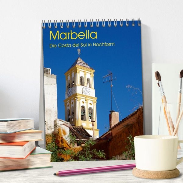 Produktbild: Marbella - Die Costa del Sol in Hochform (Tischkalender 2026 DIN A5 hoch), CALVENDO Monatskalender