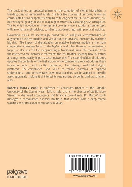 Produktbild: The Valuation of Digital Intangibles