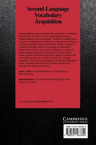 Produktbild: Second Language Vocabulary Acquisition