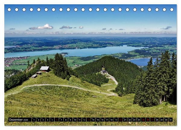 Produktbild: Allg&auml;u - Natur pur (Tischkalender 2026 DIN A5 quer), CALVENDO Monatskalender