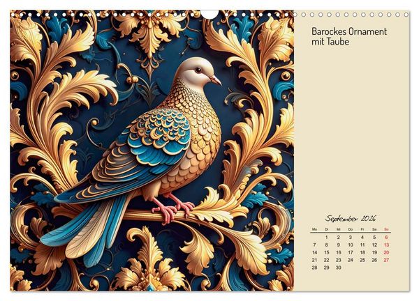 Produktbild: Vogelwelt, lustig, bunt und verspielt (Wandkalender 2026 DIN A3 quer), CALVENDO Monatskalender