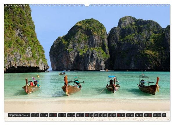 Produktbild: Thailand Journey (hochwertiger Premium Wandkalender 2026 DIN A2 quer), Kunstdruck in Hochglanz