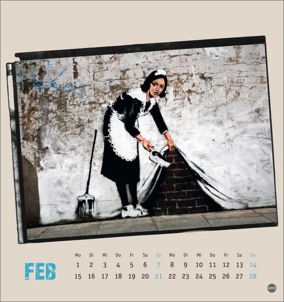 Produktbild: Banksy Postkartenkalender 2027
