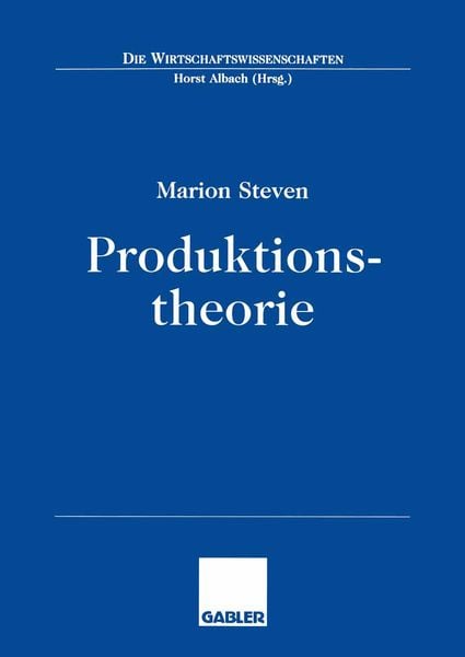 Produktbild: Produktionstheorie