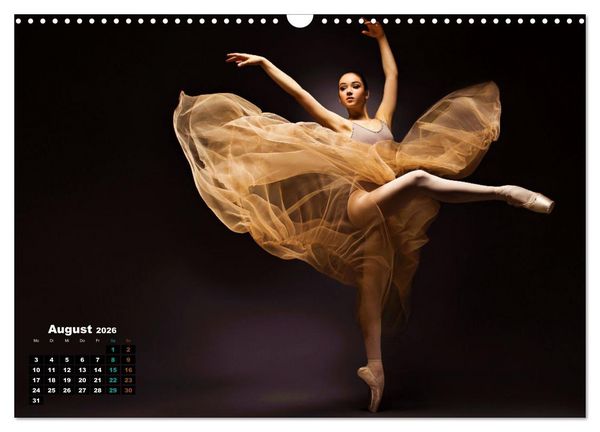 Produktbild: BALLETT - ein Hauch Magie (Wandkalender 2026 DIN A3 quer), CALVENDO Monatskalender