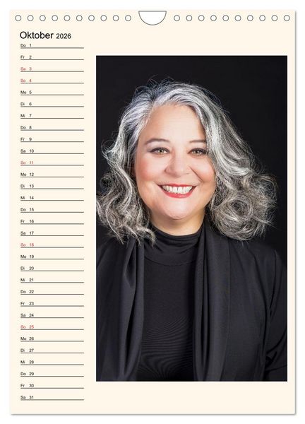 Produktbild: Silberhaar (Wandkalender 2026 DIN A4 hoch), CALVENDO Monatskalender
