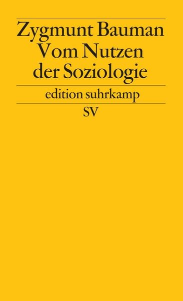 Produktbild: Vom Nutzen der Soziologie
