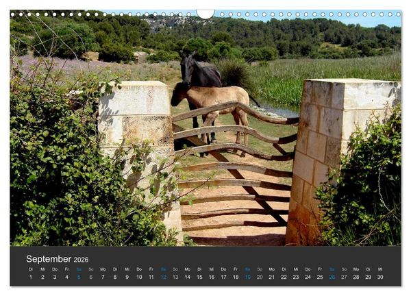Produktbild: Menorcas unber&uuml;hrte Natur (Wandkalender 2026 DIN A3 quer), CALVENDO Monatskalender