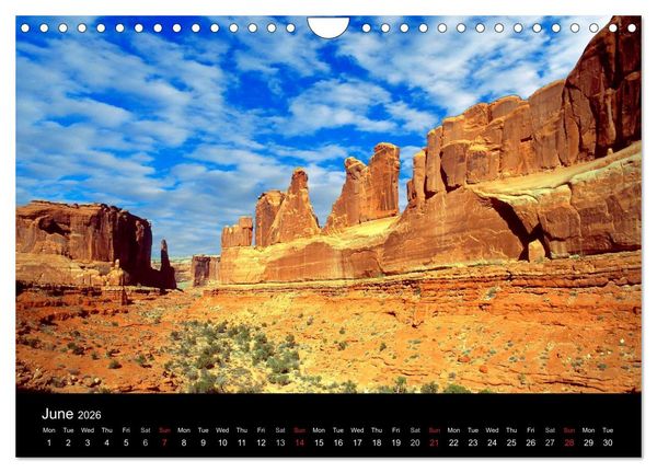 Produktbild: USA - National Parks (Wall Calendar 2026 DIN A4 landscape), CALVENDO 12 Month Wall Calendar