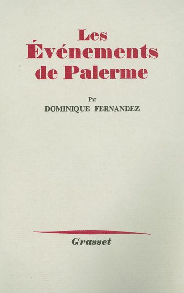 Produktbild: Les &eacute;v&eacute;nements de Palerme
