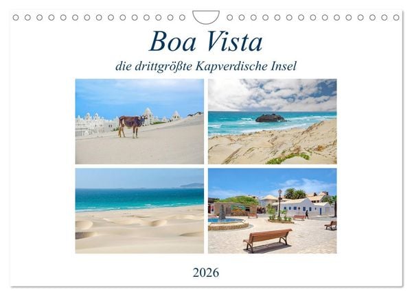 Produktbild: Boa Vista - die drittgr&ouml;&szlig;te Kapverdische Insel (Wandkalender 2026 DIN A4 quer), CALVENDO Monatskalender