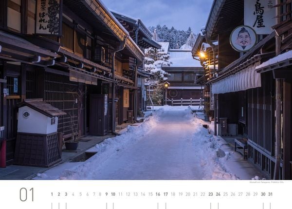 Produktbild: Japan Exklusivkalender 2027