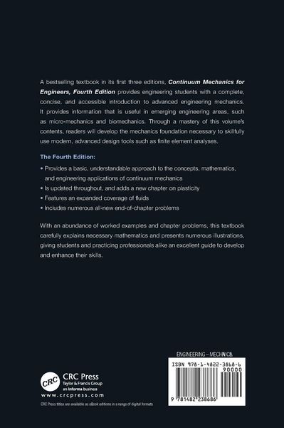 Produktbild: Continuum Mechanics for Engineers