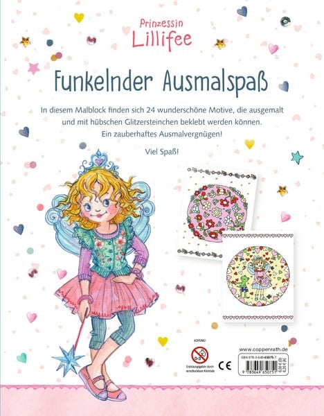 Produktbild: Malblock mit Glitzersteinchen: Mandalas