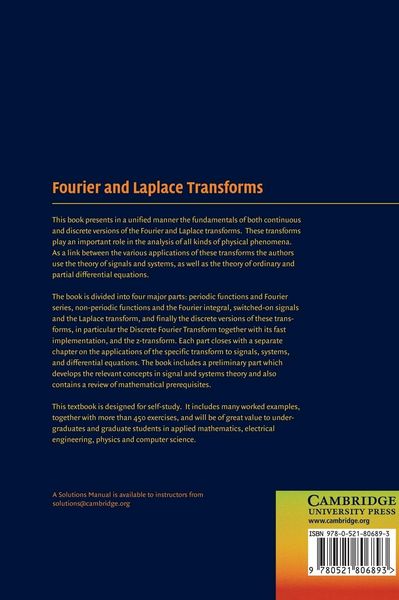 Produktbild: Fourier and Laplace Transforms