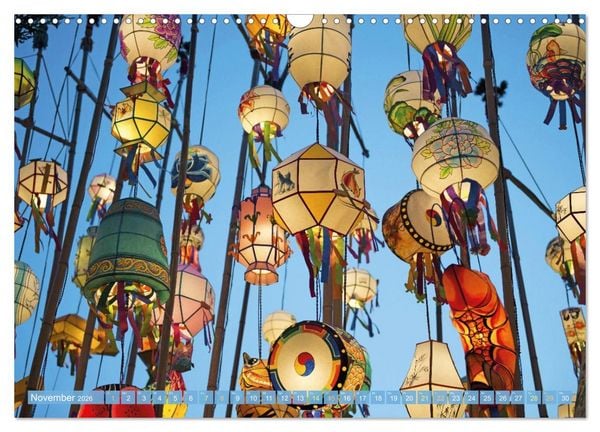 Produktbild: S&uuml;dkorea: Zwischen gelbem und japanischem Meer (Wandkalender 2026 DIN A3 quer), CALVENDO Monatskalender