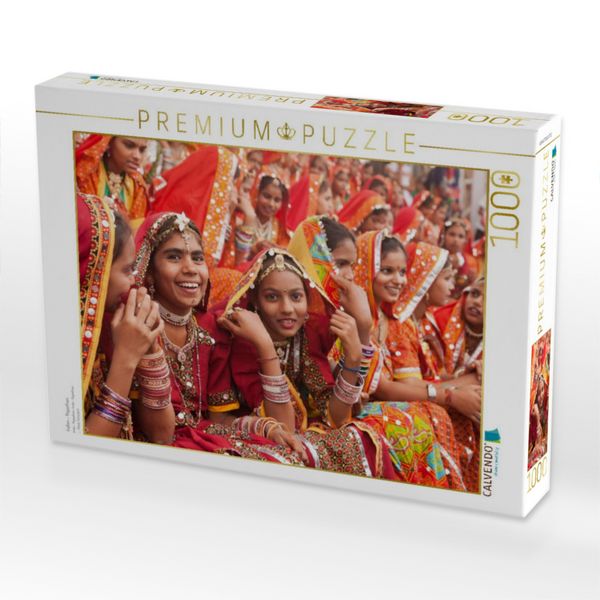 Produktbild: CALVENDO Puzzle Indien - Rajasthan | 1000 Teile Lege-Gr&ouml;&szlig;e 64x48cm Foto-Puzzle f&uuml;r gl&uuml;ckliche Stunden