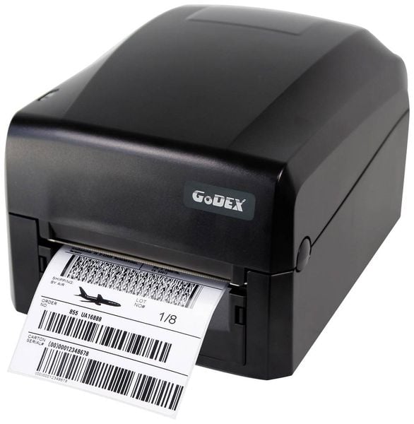 Godex GE330 Etikettendrucker Thermodirekt, Thermotransfer 300 x 300 dpi Etikettenbreite (max.): 110 mm USB, RS-232, LAN