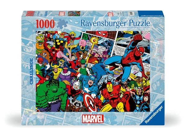 Produktbild: Erwachsenenpuzzle 1000 Teile - Marvel Avengers - Challenge