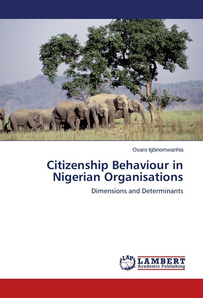 Produktbild: Citizenship Behaviour in Nigerian Organisations