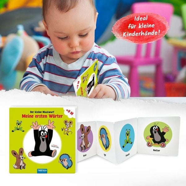 Produktbild: Tr&ouml;tsch Der kleine Maulwurf Leporello Meine ersten W&ouml;rter