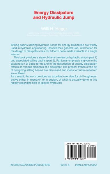 Produktbild: Energy Dissipators and Hydraulic Jump