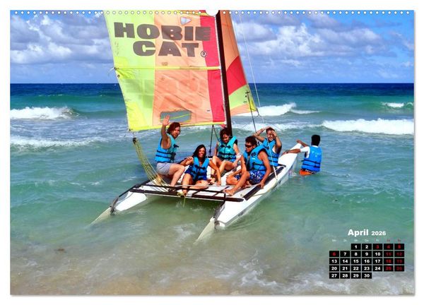 Produktbild: Katamarane an Traumstr&auml;nden - Hobie Cats in Cuba (Wandkalender 2026 DIN A2 quer), CALVENDO Monatskalender