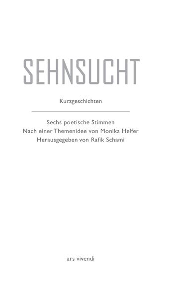Produktbild: Sehnsucht