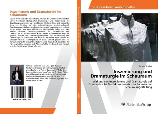 Inszenierung und Dramaturgie im Schauraum, Taschenbuch von Tamara Toplak, AV Akademikerverlag, 9783330516359