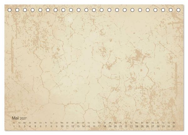 Produktbild: Vintage DIY Bastel-Kalender - Zum Selbstgestalten (Tischkalender 2027 DIN A5 quer), CALVENDO Monatskalender