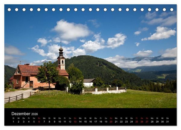 Produktbild: Ladinien - Wo S&uuml;dtirol am sch&ouml;nsten ist (Tischkalender 2026 DIN A5 quer), CALVENDO Monatskalender